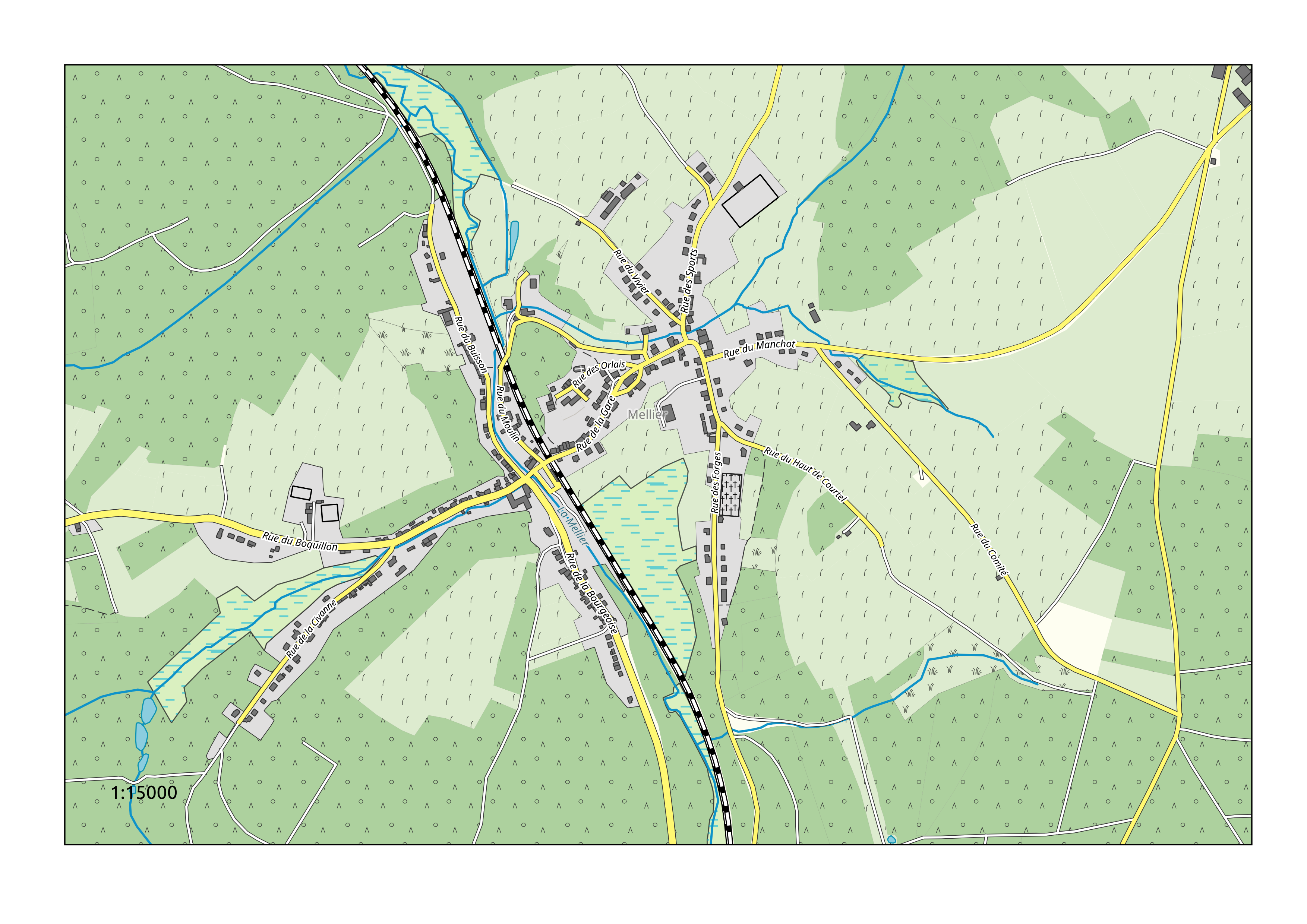 QGIS OSM-15000