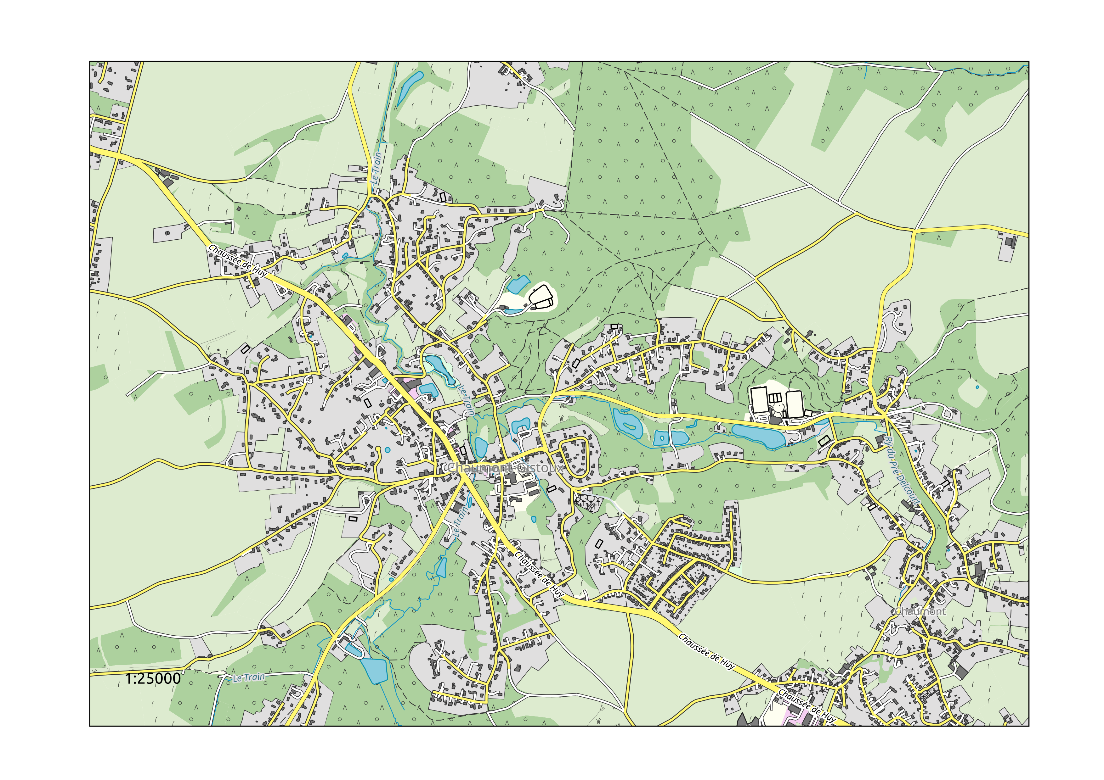 QGIS OSM-25000