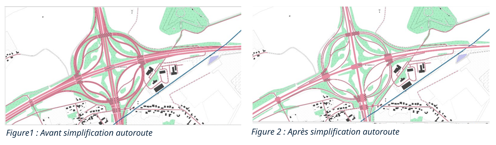 Unification par axe médian d’autoroutes